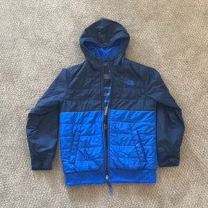 reversible boys north face insulated jacket